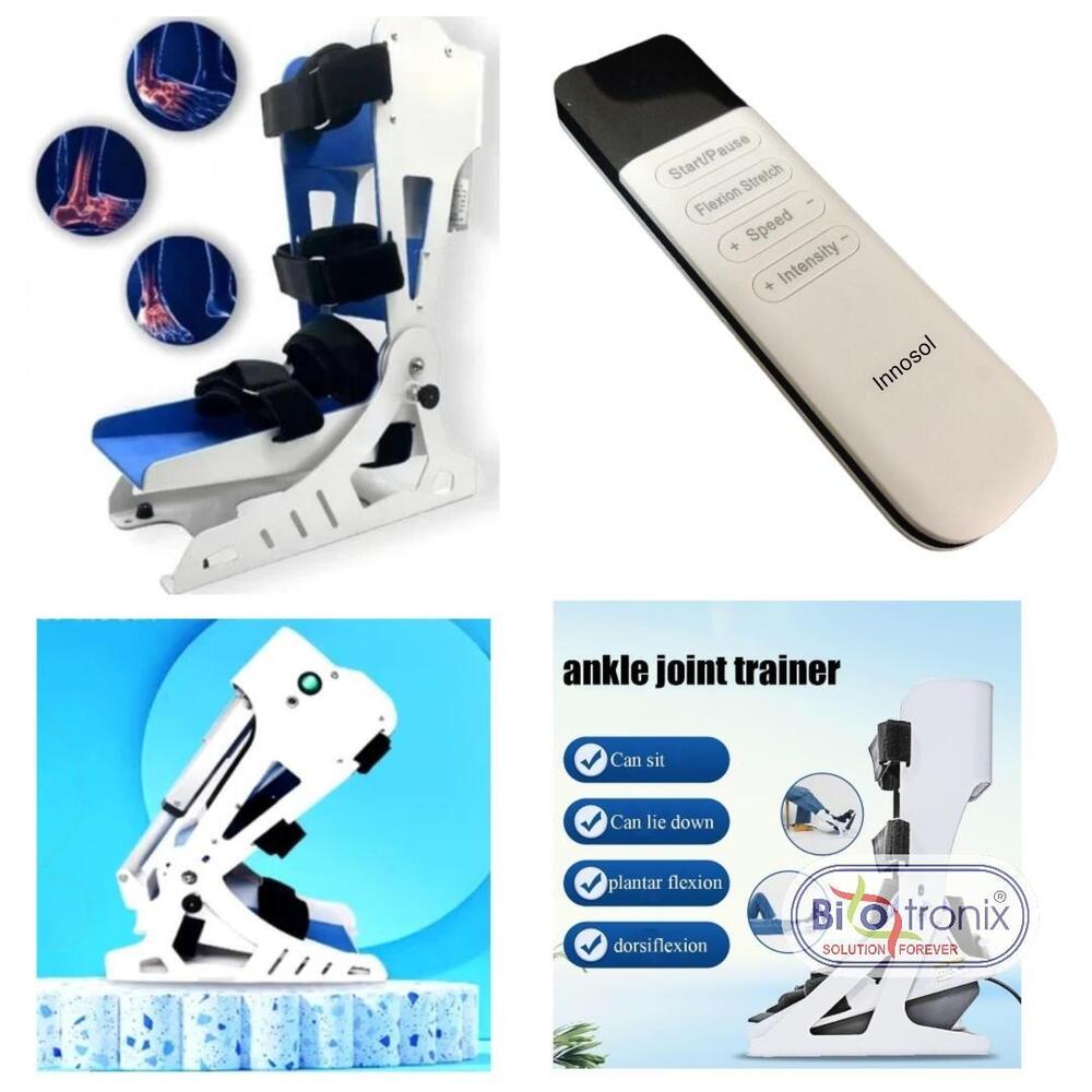 Compact Design Motorized Ankle CPM Rehabilitation Device