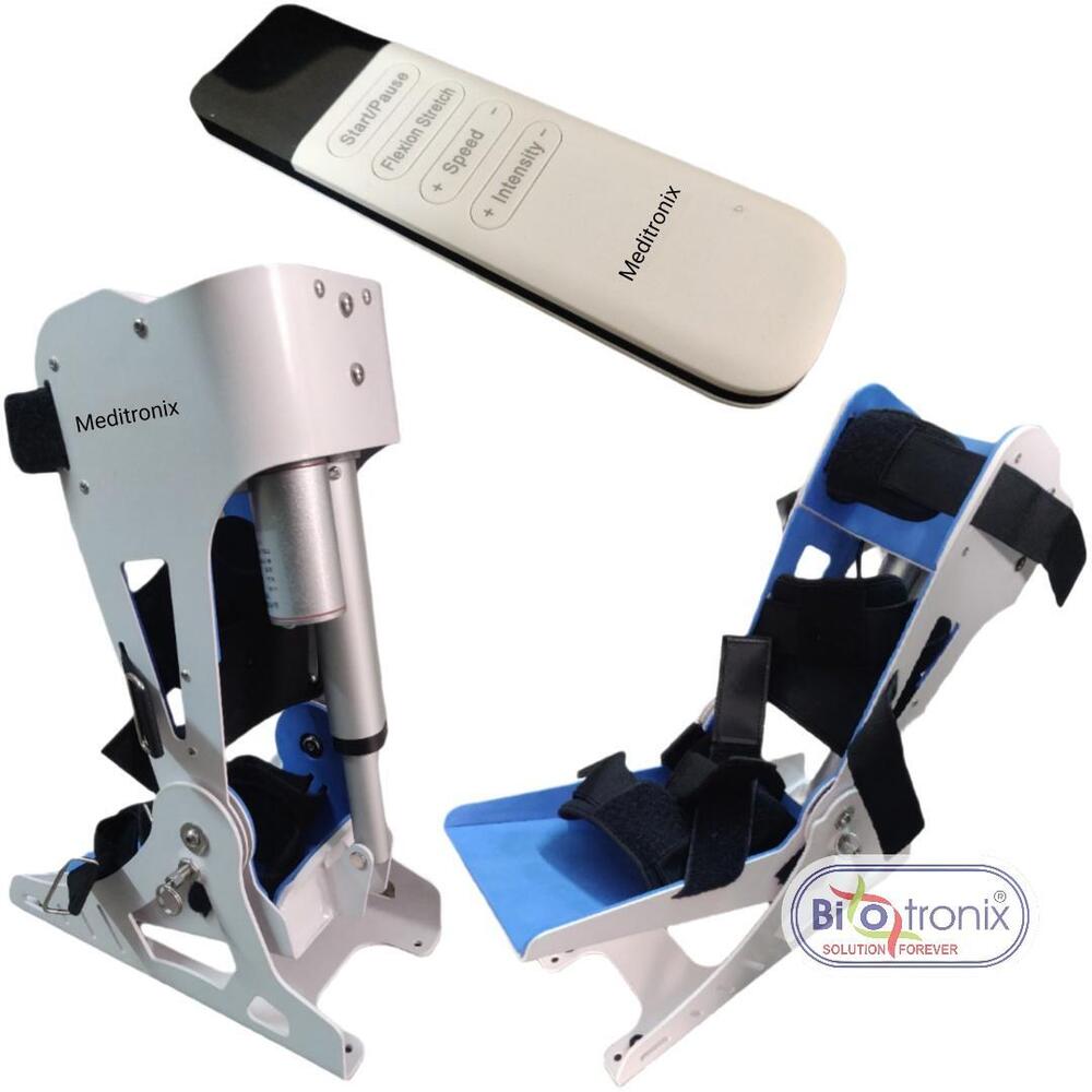 Compact Design Motorized Ankle CPM Rehabilitation Device
