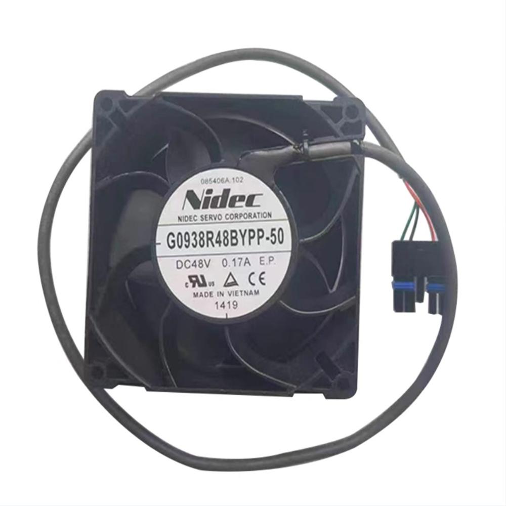 NIDEC G0938R48BYPP-50 48V DC 0.17A 9038mm Ball axial Fan Inverter Industrial Axial Cooling Fan 