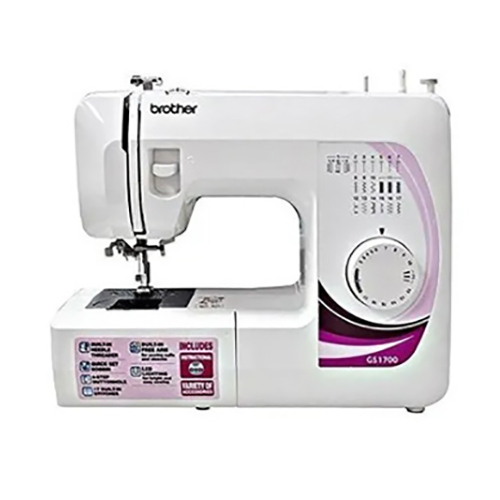 Brother Gs1700 Semi-Automatic Sewing Machine - White Abs Body, 4Mm Max Stitch Length  1-Year Warranty, Ideal For Garment Industry - Operate Method: Automatic