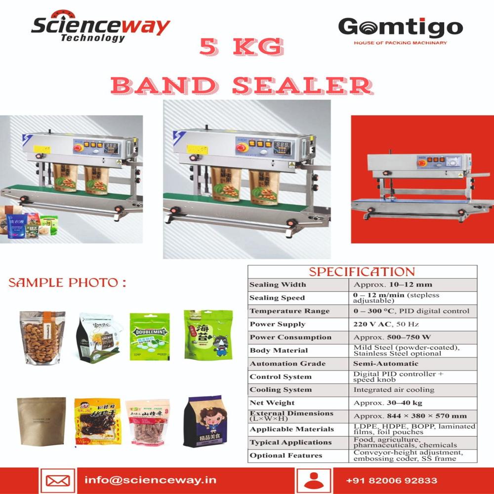 5 Kg Band Sealer Scienceway