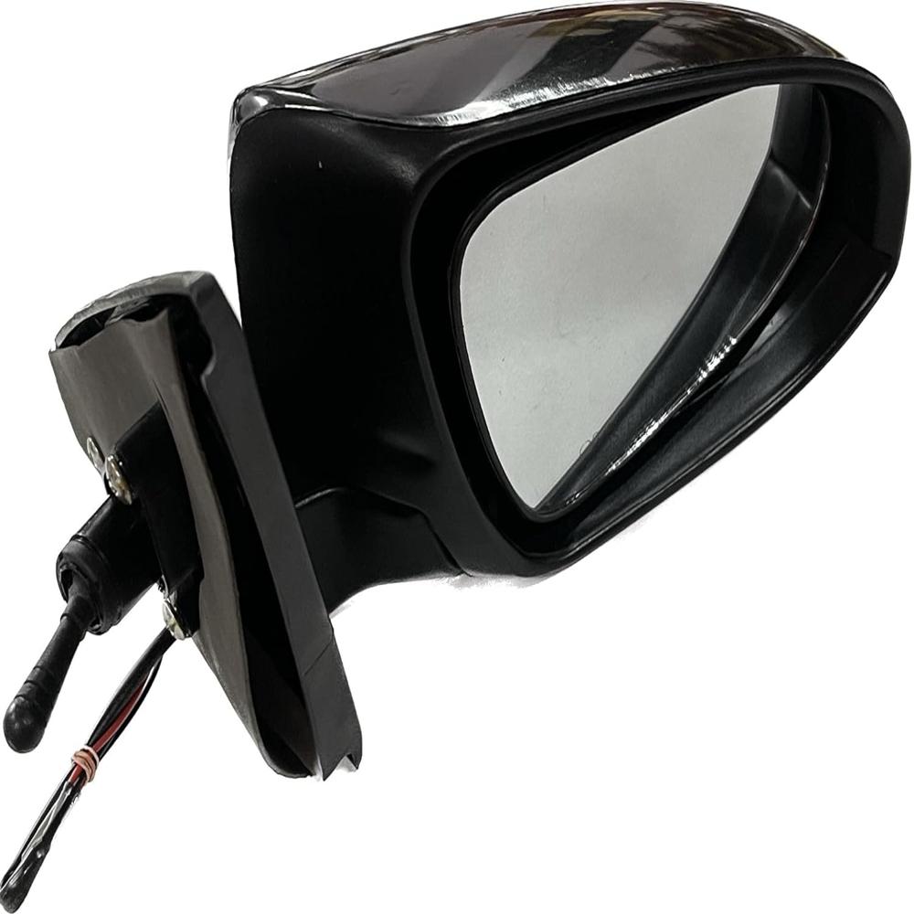K D Side/Door Mirror for Toyota Etios/Liva Adjustable with Indicator 2014- Onwards Type 2(Black) with coupler
