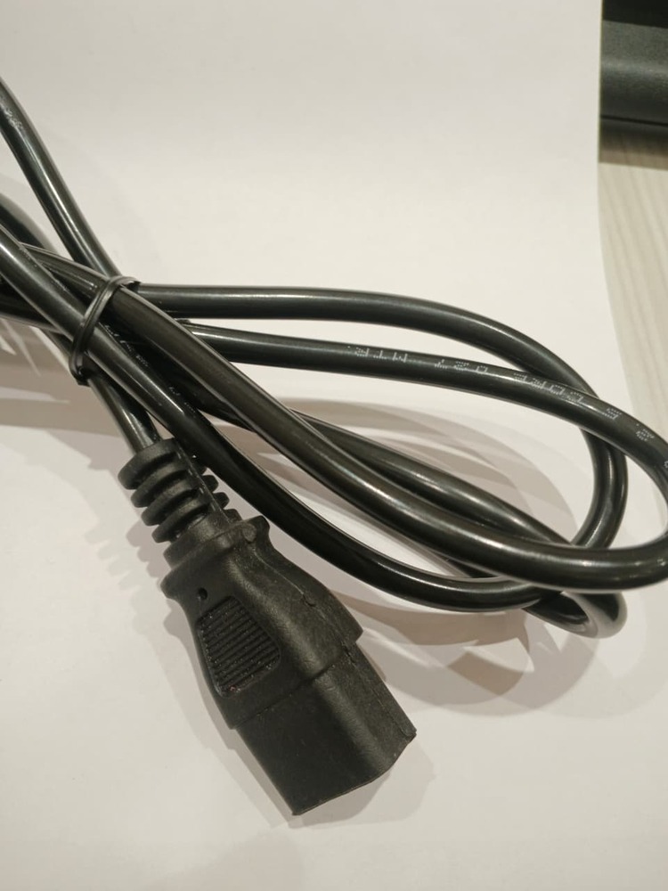 Black 3 Pin Computer Lead - Conductor Material: Ss