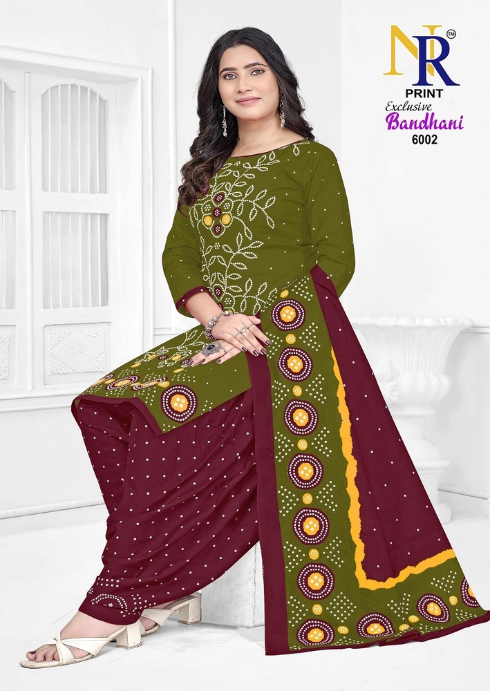 Nr Exclusive Bandhani Vol-6  Dress Material