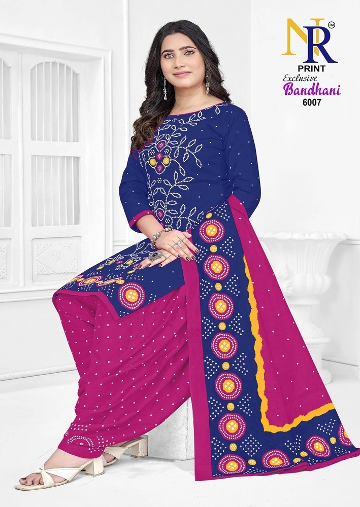 Nr Exclusive Bandhani Vol-6  Dress Material