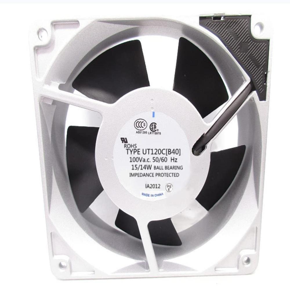 ROYAL FAN UT120C100VAC 15/14W 50/60Hz 12038mm Ball METAL Industrial Axial Cooling Fan 