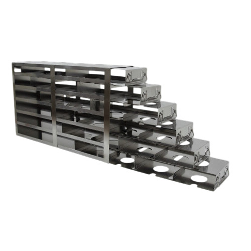 Drawer Type Aluminum Sliding Racks - Color: Grey