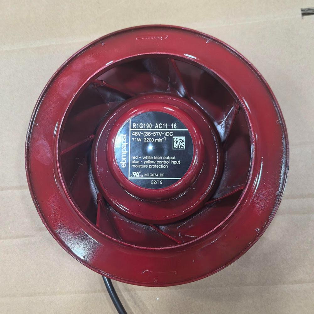 EBM PAPST R1G190-AC11-16 48V 71/52W 1.65A 25089mm Ball Bearing Industrial Axial Centrifugal Cooling Fan