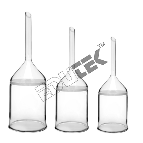 Funnel Buechner fitted with sintered glass