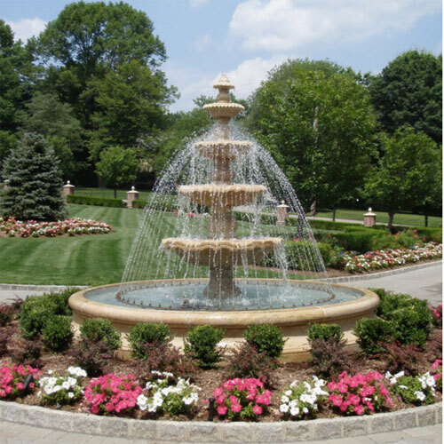 Sheet Waterfall Fountain - Color: Brown