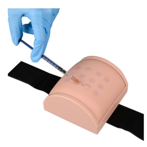 Wearable intramuscular injection upper arm simulator