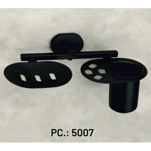 Pc-5007 Black Soap Dish With Tumbler Holder - Feature: High Quality