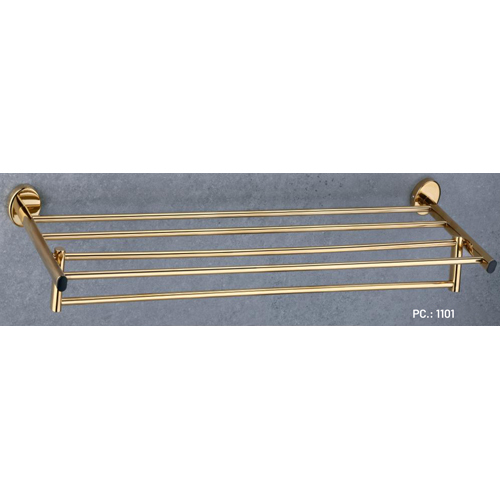 Pc-1101 Towel Rack - Color: Golden