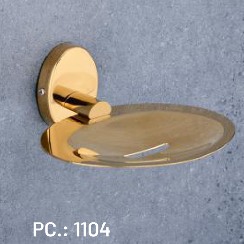 Pc-1104 Soap Dish - Color: Golden