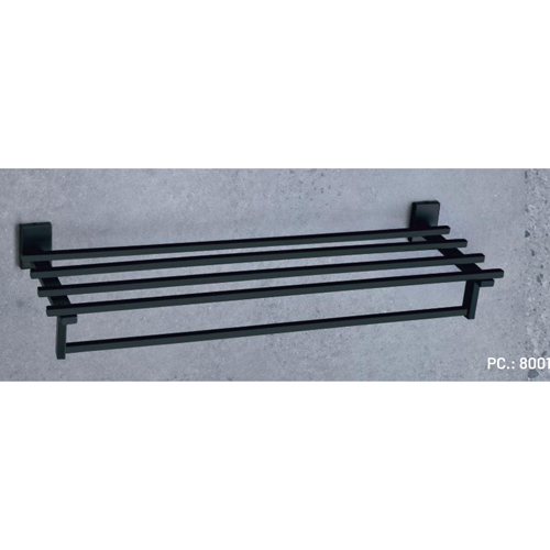 Pc-8001 Black Towel Rack - Feature: High Quality