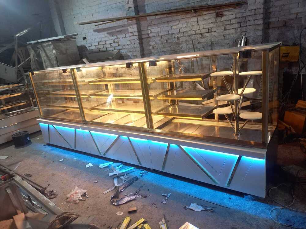 3 Feet Korean Wave Sweet Display Counter - Design: Compact