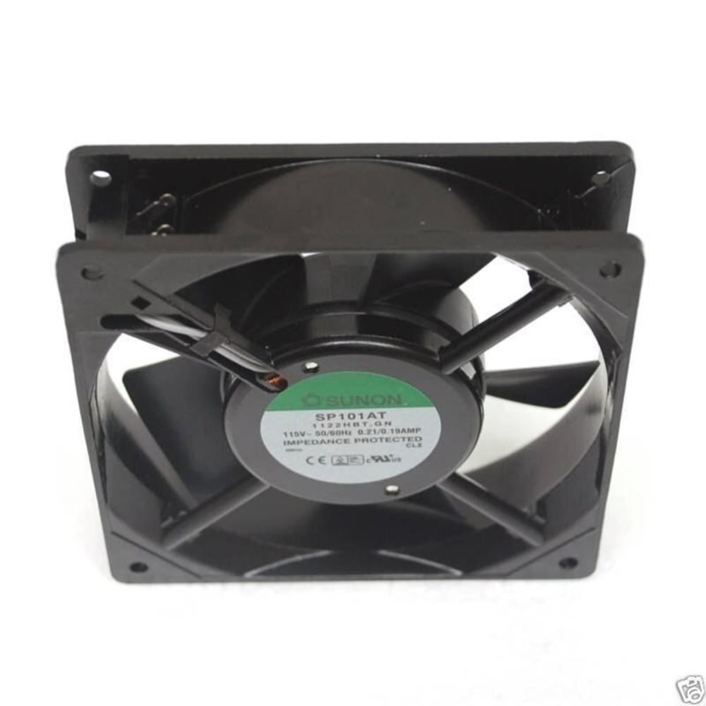 SUNON SP101AT 1122HBT.GN 115V AC 50/60HZ 0.21/0.19A 12025mm Ball Industrial Cooling Fan Axial Fan 