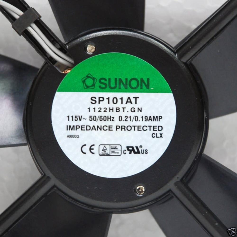 SUNON SP101AT 1122HBT.GN 115V AC 50/60HZ 0.21/0.19A 12025mm Ball Industrial Cooling Fan Axial Fan 