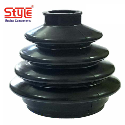 Tvs King Axle Boot - Color: Black