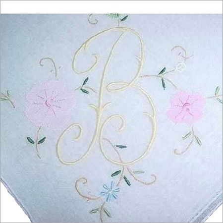 Monogrammed Handkerchiefs Age Group: Children