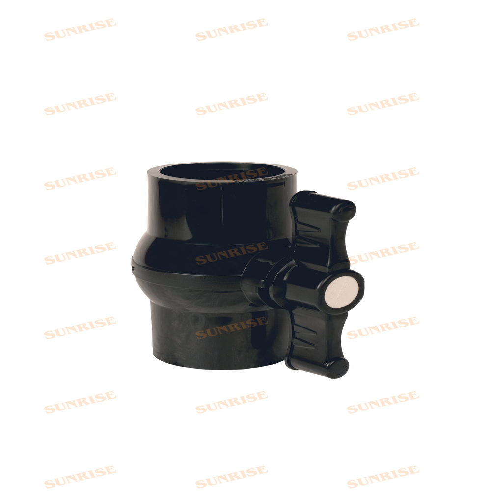 PVC Black Ball Valve  Short Handle