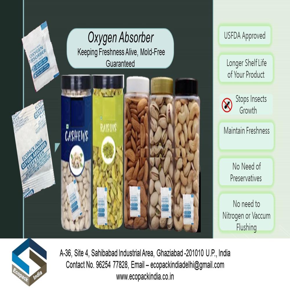 3000cc Oxygen Absorber - Attributes: Food Grade