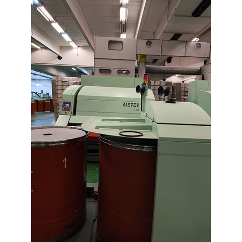 6x C70l Carding Machine - Color: Green