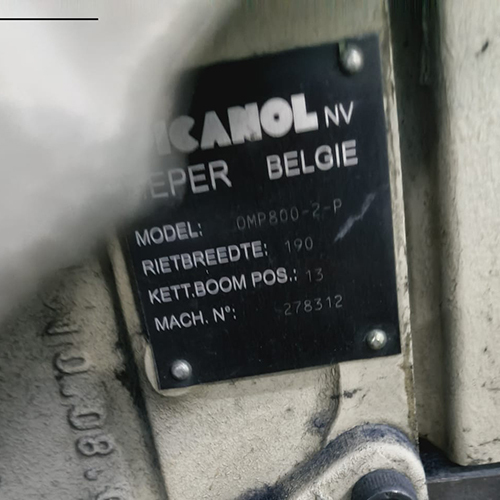 Picanol Omni Plus 800 Airjet Loom With Batching Motion - Color: Black