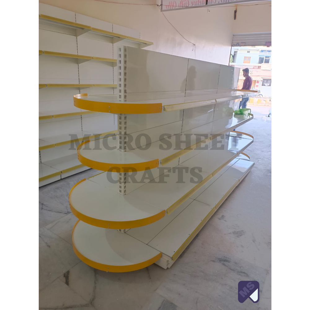 Supermarket Round End Cap Display Racks