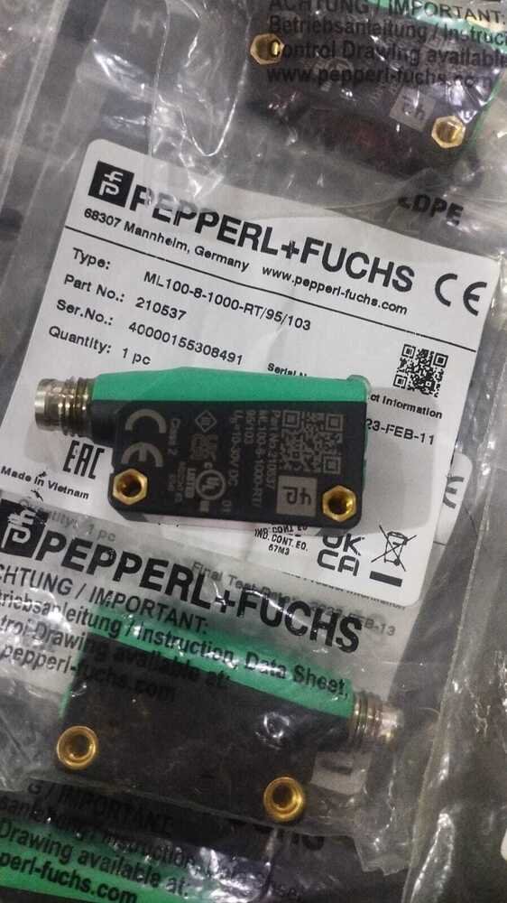 PEPPERL FUCHS PROXIMITY SENSOR, ML100-8-1000-RT/95/103