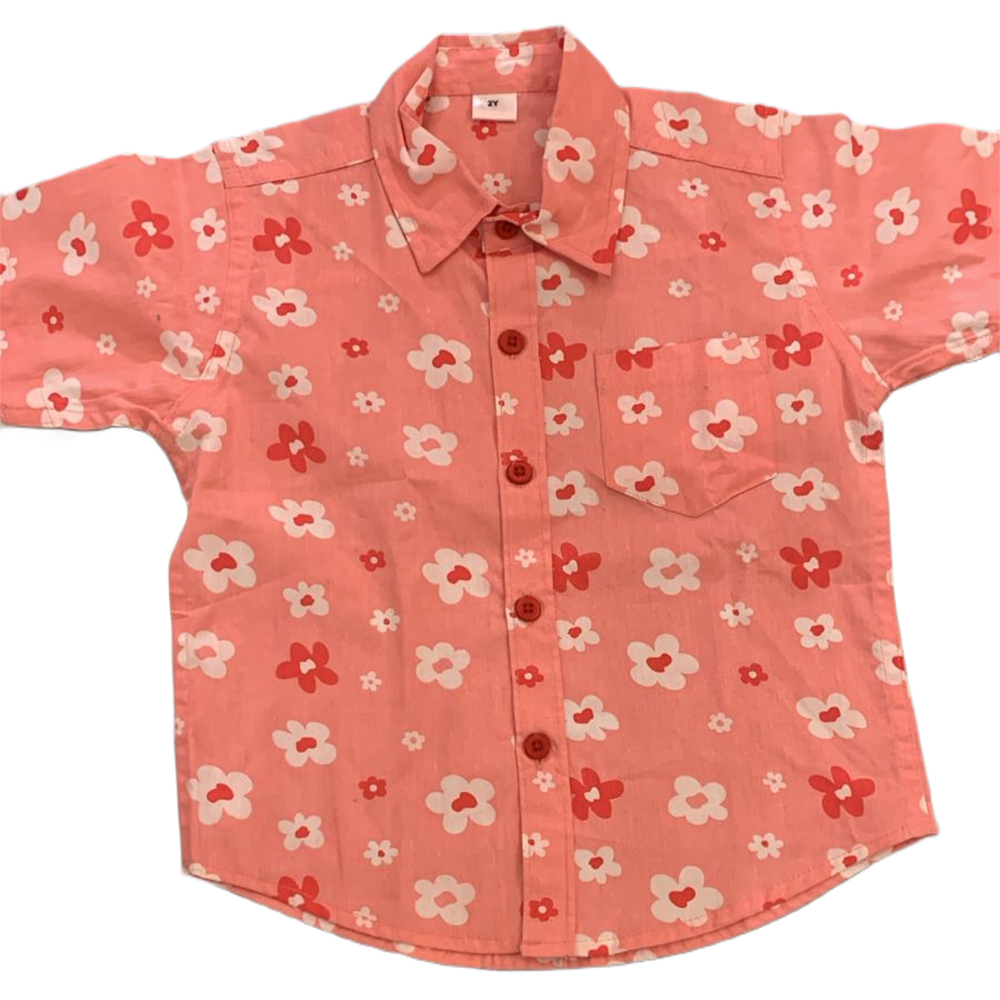 KIds Floral Print Shirt