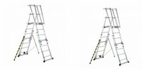Aluminum Big Wheeled Tower Ladder