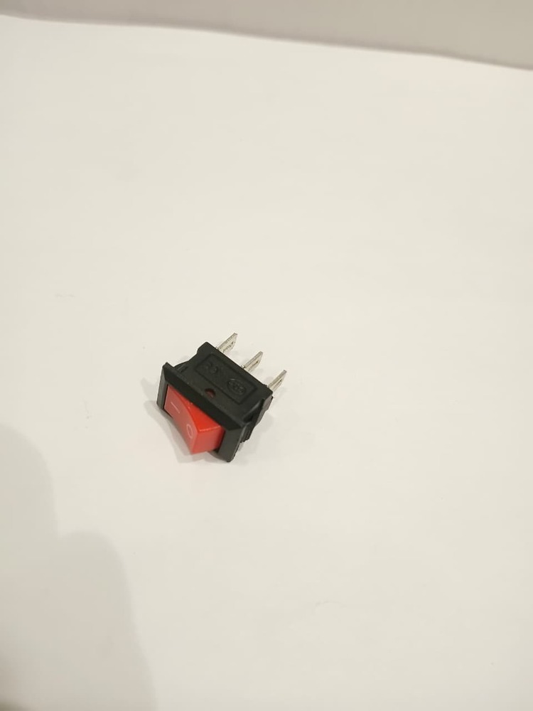 Mini Rocker Switch Red 3 Pin On Off