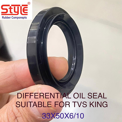 Oil Seal - Color: Black
