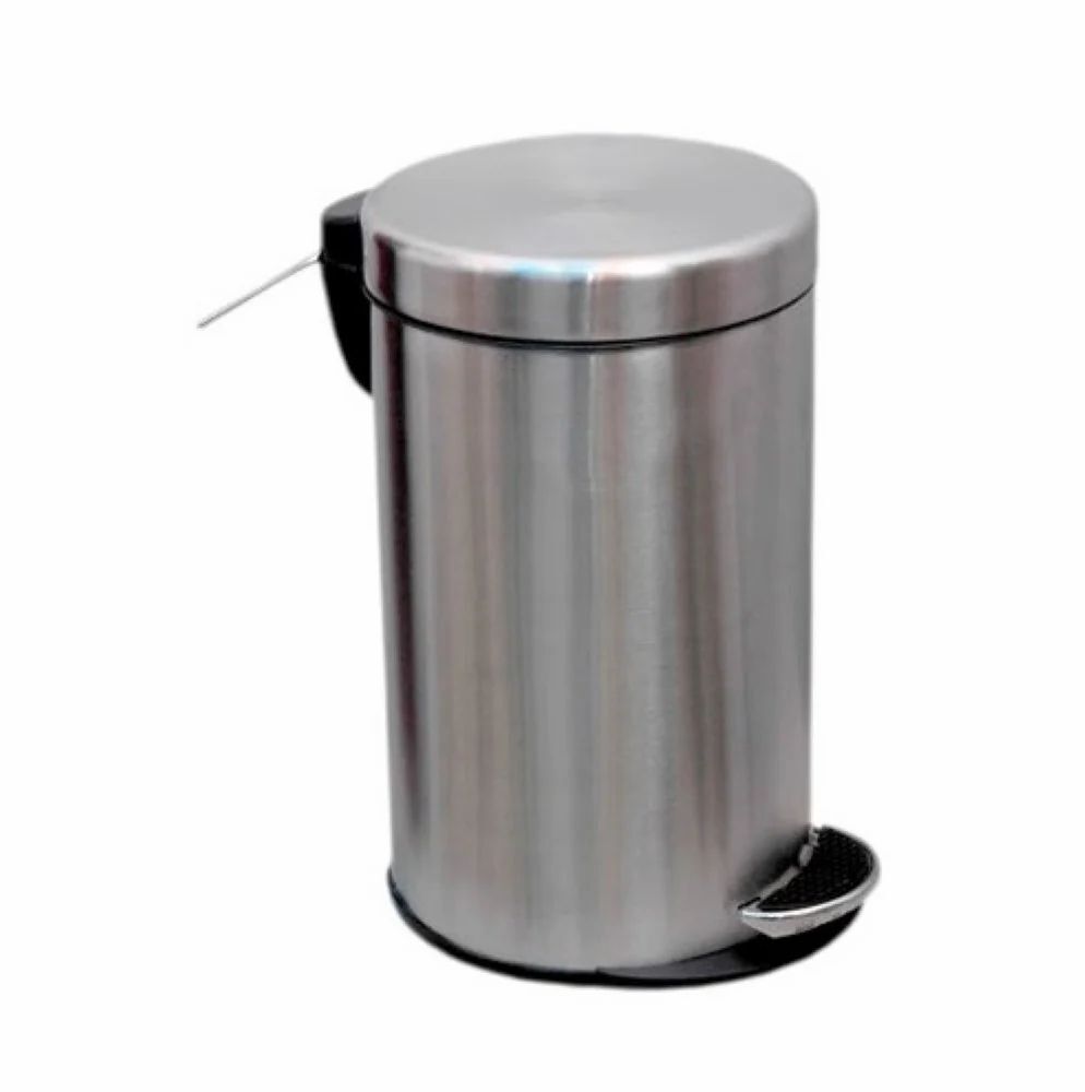 Stainless Steel Plain Pedal Dustbin