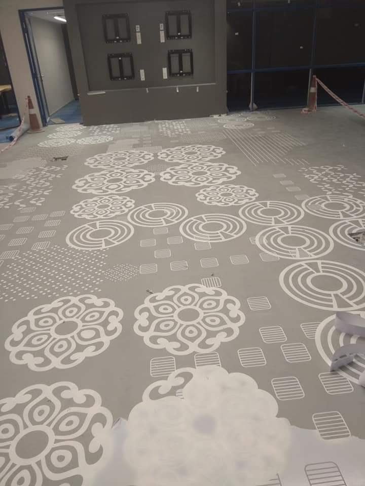 Stencils For Concrete Flooring