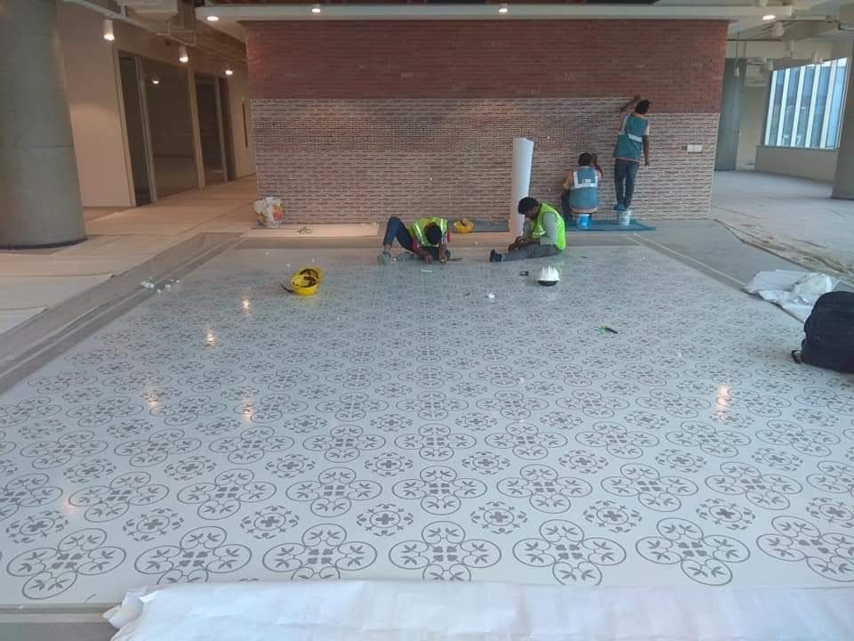 Stencils For Concrete Flooring
