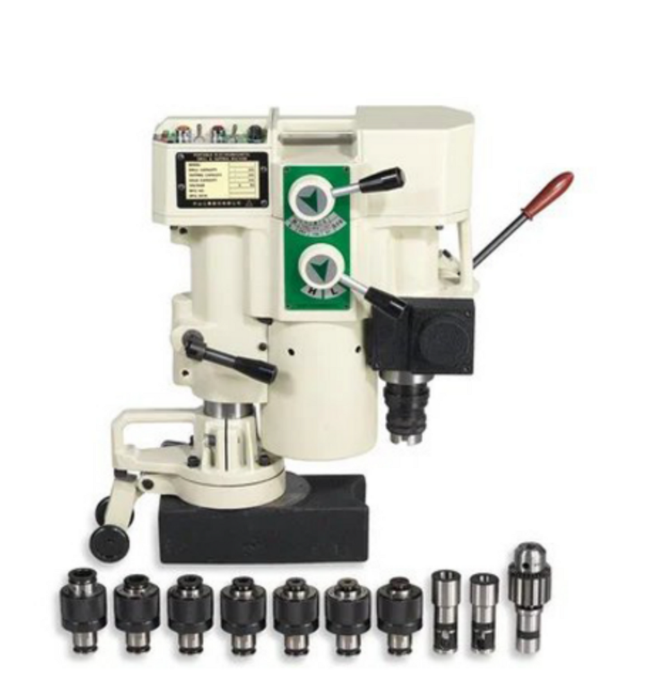 Portable 440v Electric Drilling And Tapping Machine - Color: White/black