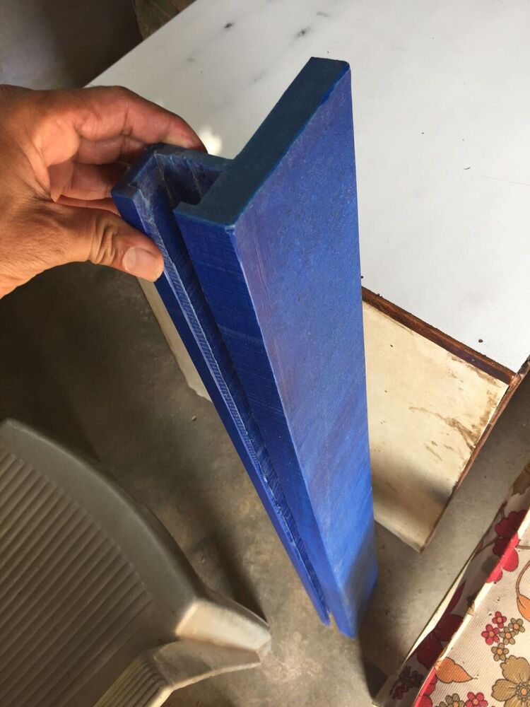 Uhmwpe Profile Chain Guide - Color: Blue