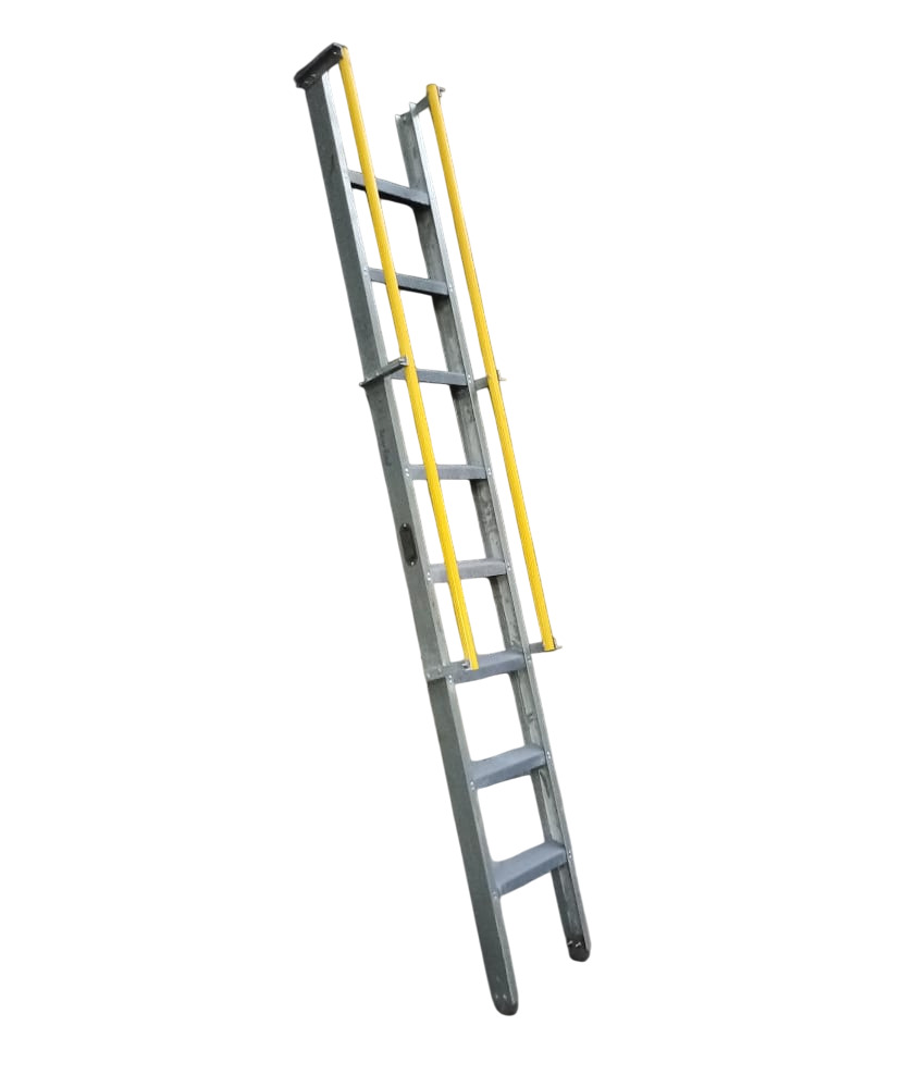 Frp Single Ladder With Railing - Feature: High Quality