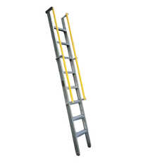 FRP Single Ladder With Railing