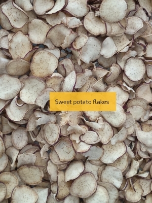 Sweet Potato Flakes - Color: White