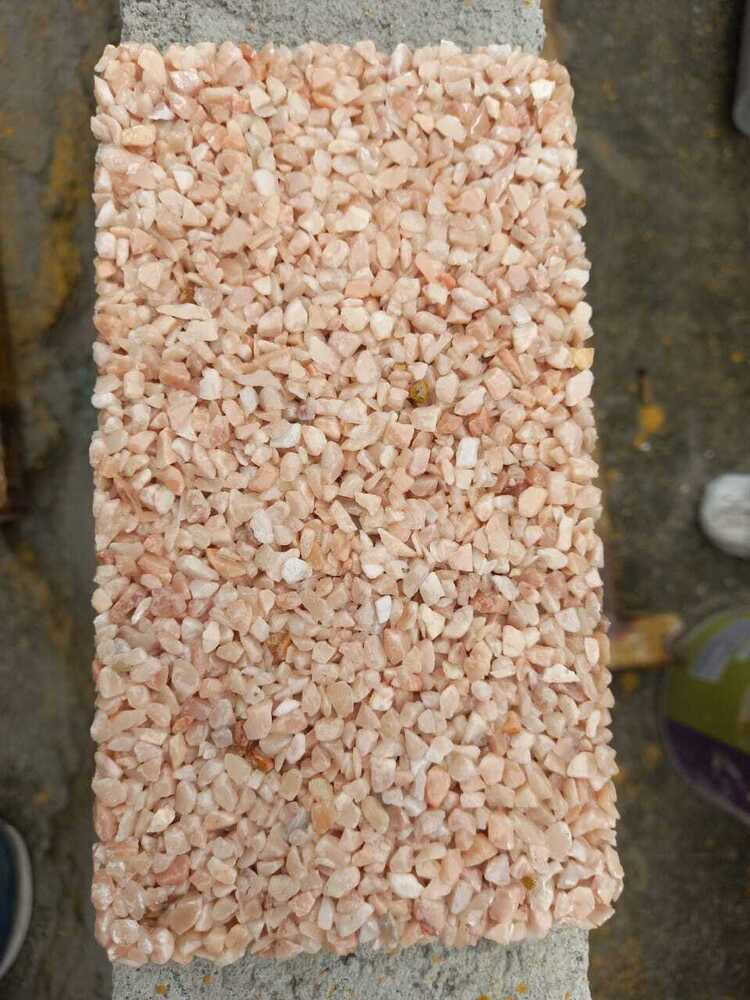 QUARTZ SURFACE MANUFACTURING /rojo pink marble chip with stone pebble wash flooring marble chips with epoxy bond