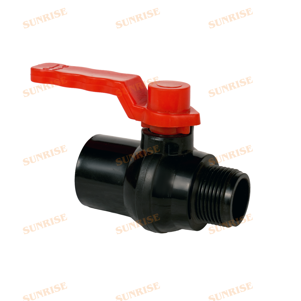 Drip Alfa Valve Male Female Black