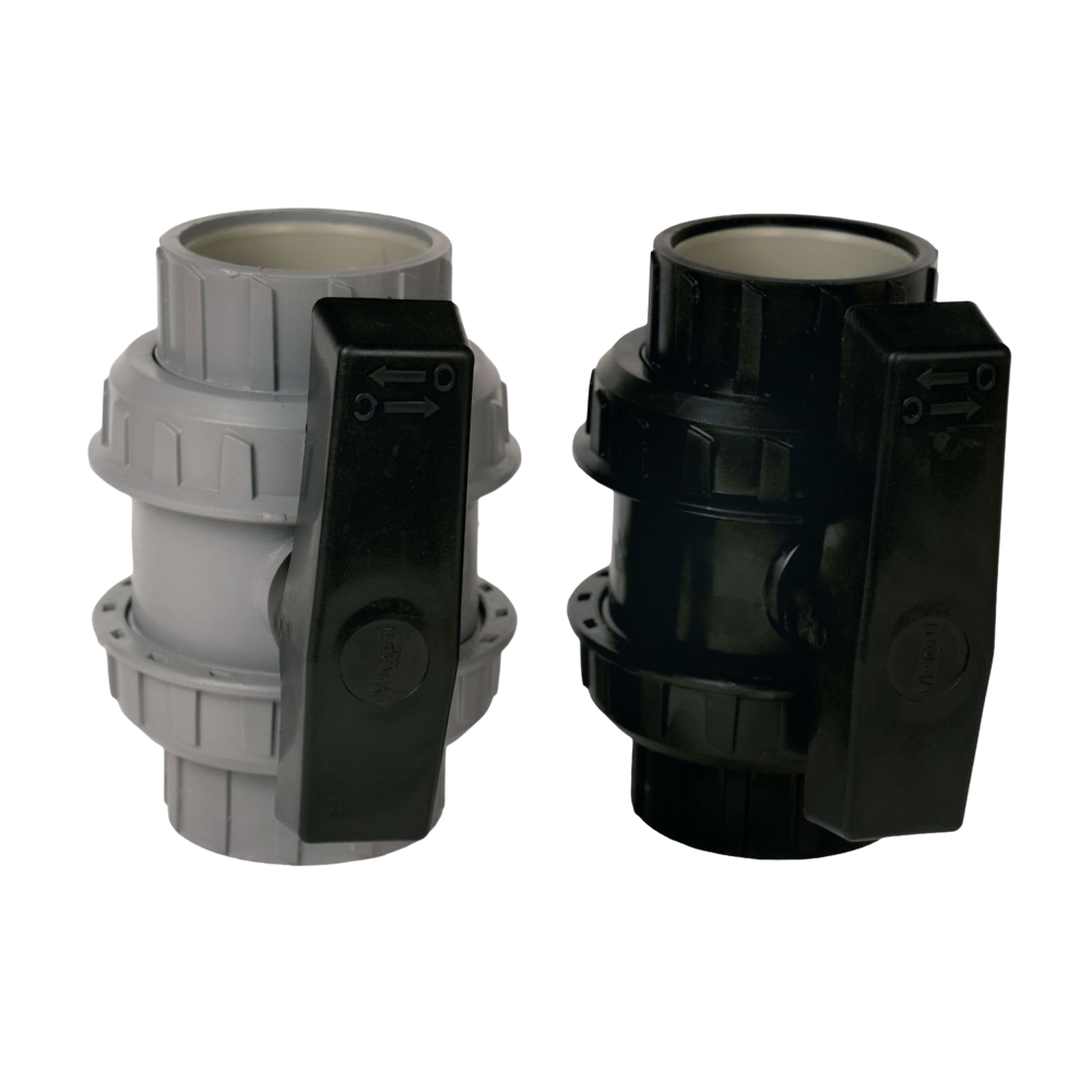 Double Union Ball Valve Gray - Application: Water