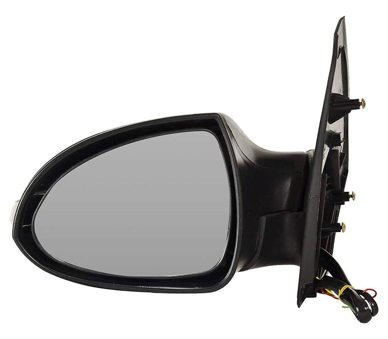 K D 5 WIRE NON-AUTOFOLD Side/Door Mirror for Tata Indigo/Indica Motor With Indicator & Coupler (Black)