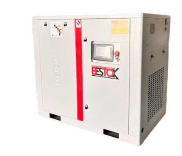30hp Screw Air Compressor - Air Flow Capacity: 118 Cubic Feet Per Minute (Ft3/min)