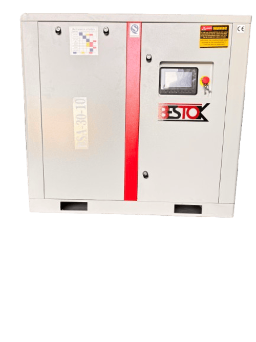 30hp Screw Air Compressor - Air Flow Capacity: 118 Cubic Feet Per Minute (Ft3/min)