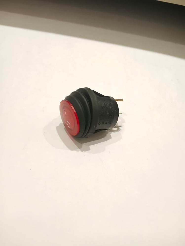 Rocker switch red light on off