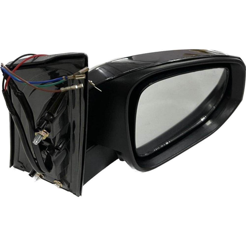 K D Side/Door Mirror for Innova Crysta With Indicator Motor 5 Wire Non-Autofold(Black) WITH COUPLER